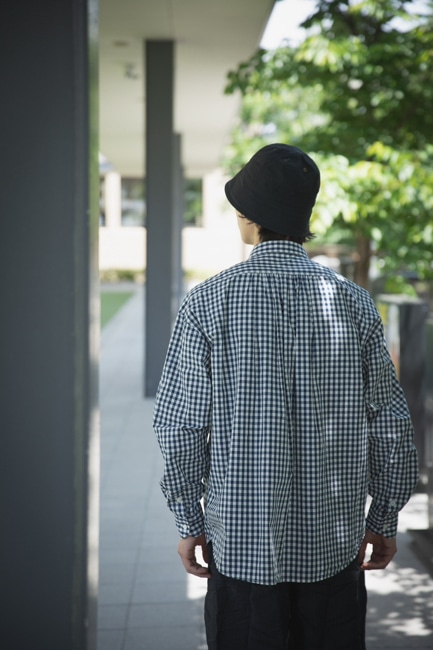 Porter Classic[ポータークラシック] Roll Up Gingham Check Shirt