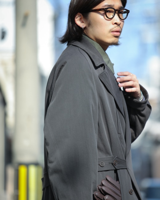 MAATEE&SONS OVER COAT [グレーシャンブレー]