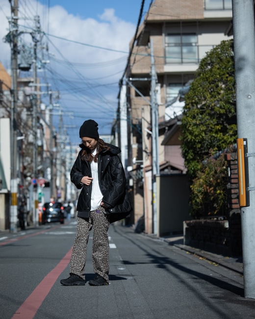 NEEDLES Track Pant (Poly Jacquard) [Leopard]