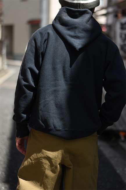 A.PRESSE/アプレッセ】Vintage Half Zip Sweat Hoodie