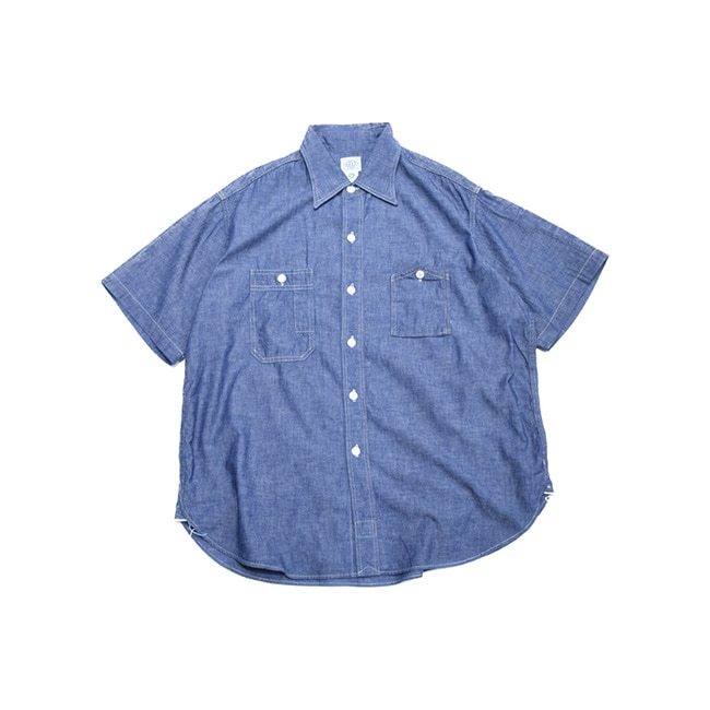 POST O'ALLS/ポストオーバーオールズ】No.6 Shirt S/S : classic chambray