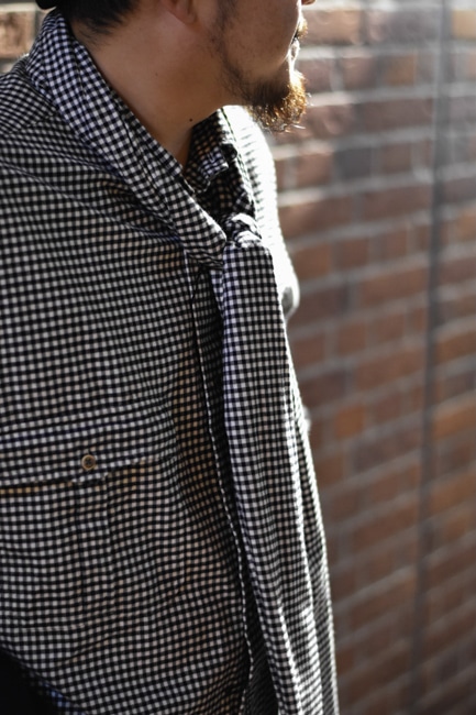 Porter Classic / ポータークラシック Roll Up Flannel Gingham Check