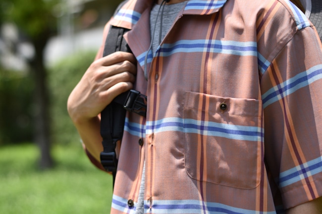 BROWN by 2-tacs/ブラウンバイツータックス Open Collar