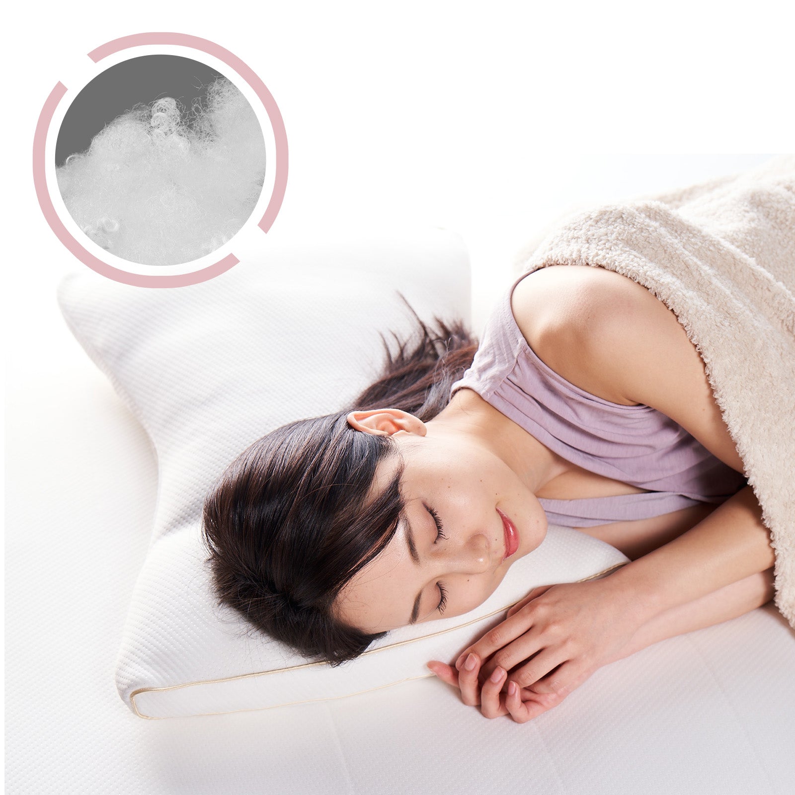 5セルピローソフィット・ファイバーボール 快眠枕 柔らかめ 寝返り