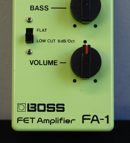 BOSS FA-1 FET Amplifier 1988 Guitar Mini Pre Amp Made in Japan