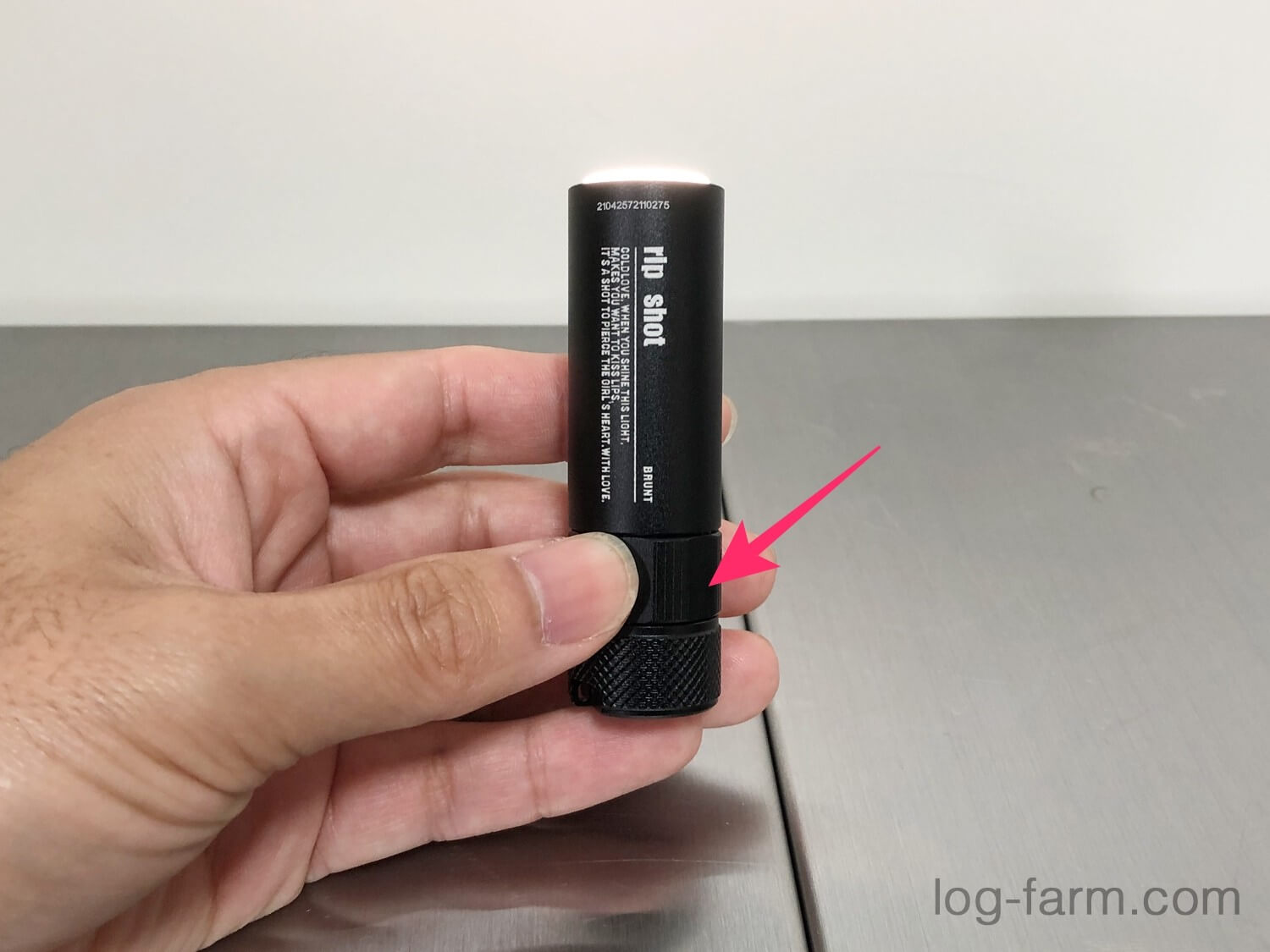 BRUNT別注】リップショット（ナイトコアLA10-CRI）スティック型LED