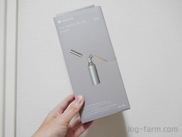 SnowPeakフォールディングトーチ】抜群の火力で湿った炭・薪も余裕で着火！