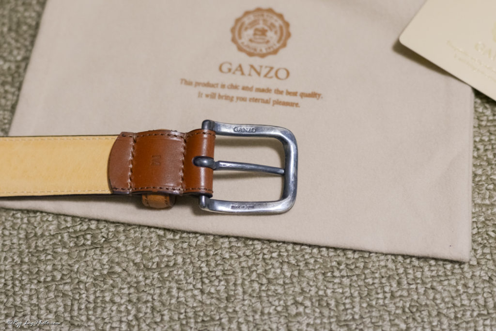 GANZO(ガンゾ)のベルト購入。カジュアルでもビジネスでも使える