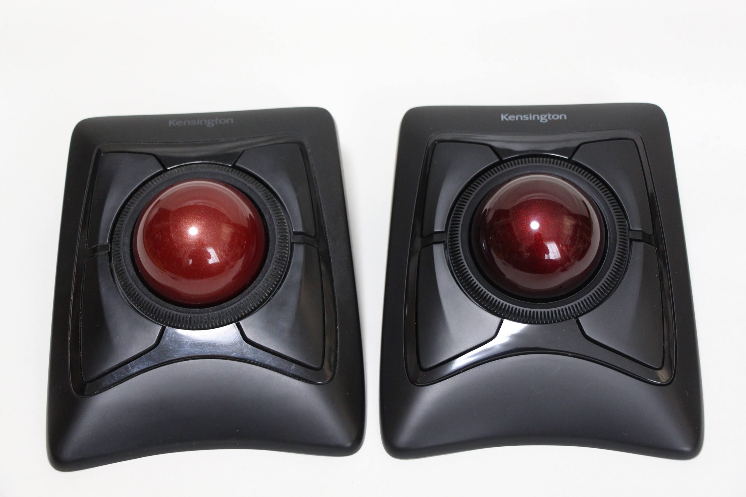 Kensington Expert Mouse が 2016 年版に比べて 2020 年版はシワシワが