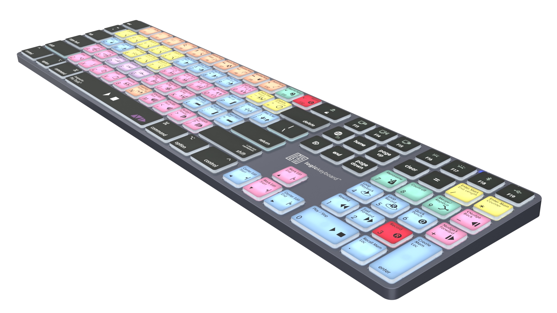 Shortcut keyboard Backlit & Bluetooth - Avid Pro Tools - Mac