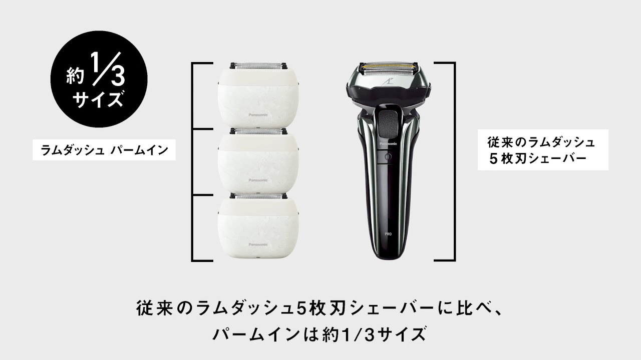 LOHACO - パナソニック ラムダッシュ パームイン ES-PV6A-W 1台