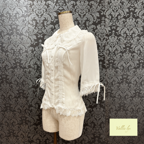 Dreams Ladder Lace Blouse by Atelier Pierrot