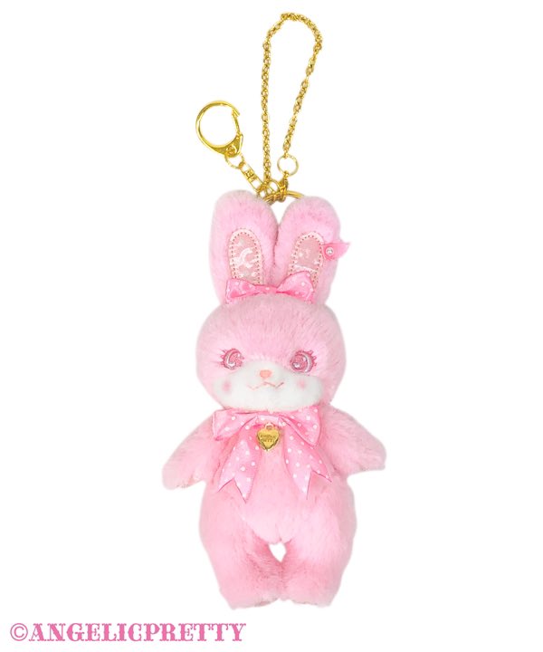 Lovely Lyrical Bunny Plush Charm -Special Dream Pink- by Angelic