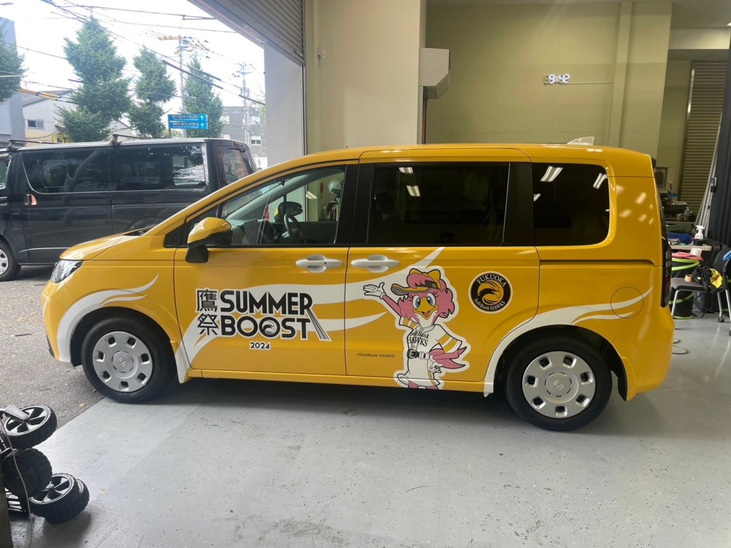11698 鷹の祭典2024 フルカーラッピング施工完了！ | 【福岡の看板製作
