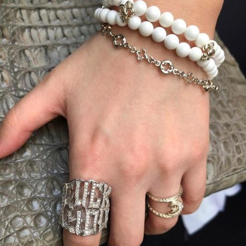 MIXED GOTHIC LINK CHAIN Silver / 7inch(18cm) BRACELET