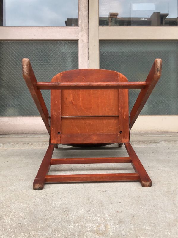 1940'S 50'S フォールディング チェア ウッド チェアー 椅子