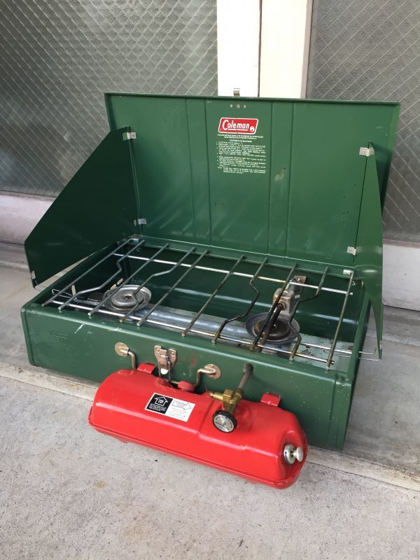 コールマン 413H COLEMAN 2バーナー ツーバーナー グリーン 1981年8月