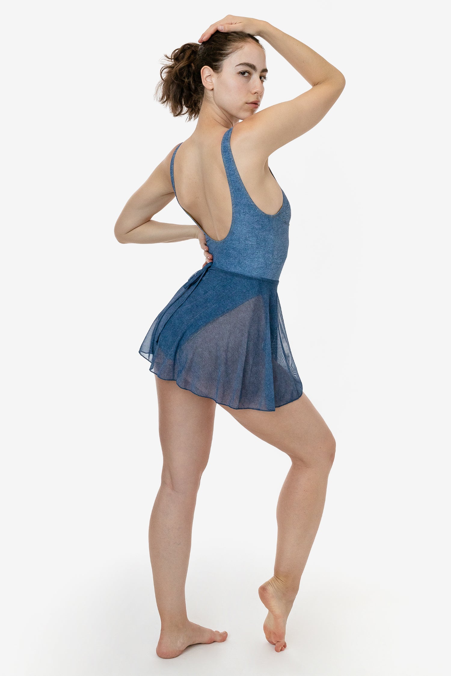 RNS300P - Printed Micro Mesh Wrap Skirt – Los Angeles Apparel