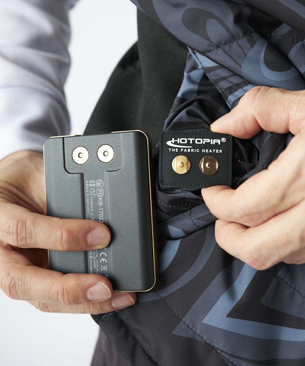 メンズ HOTOPIA中綿電熱ベスト Shagadelic Silver シャガデリック