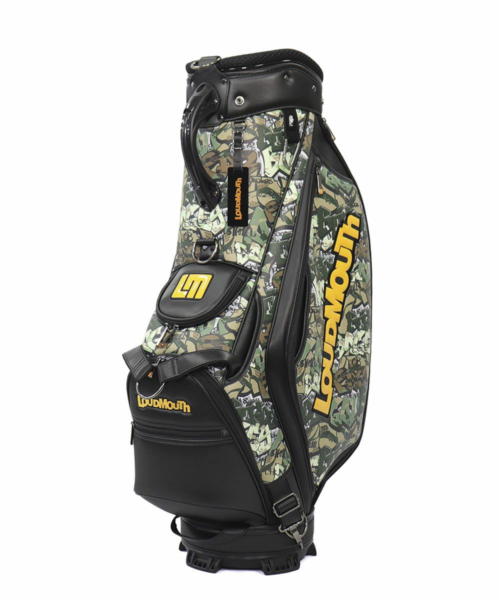 キャディバッグ 9型 Tags Camo/タグスカモ | LOUDMOUTH JAPAN