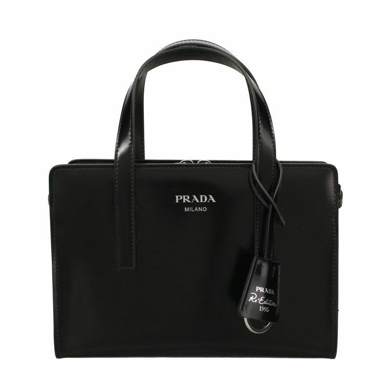 プラダ PRADA ハンドバッグ レディース SPAZZOLATO ブラック 1BA357 V
