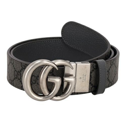 グッチ ベルト メンズ ダブルG リバーシブル ベルト ブラック GUCCI