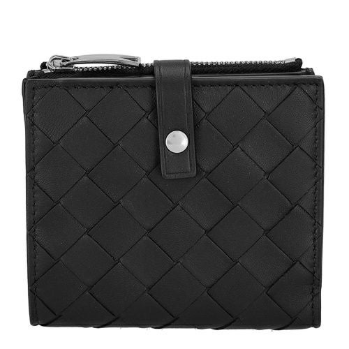 ボッテガヴェネタ 二つ折り財布 メンズ イントレチャート ブラック