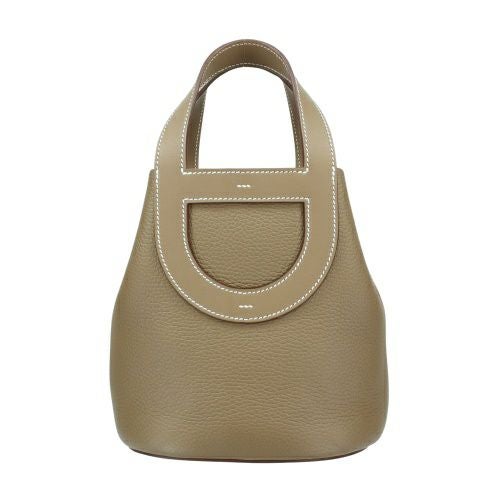 エルメス カバセリエ46 エトゥープ トリヨンクレマンス U刻印 HERMES