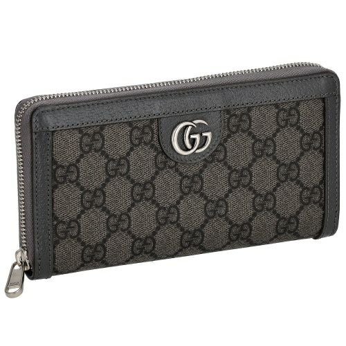 グッチ 長財布 レディース GGスプリームキャンバス ブラック GUCCI