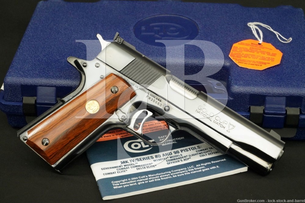 Colt Series 80 MK IV Gold Cup National Match 1911 .45 ACP Semi