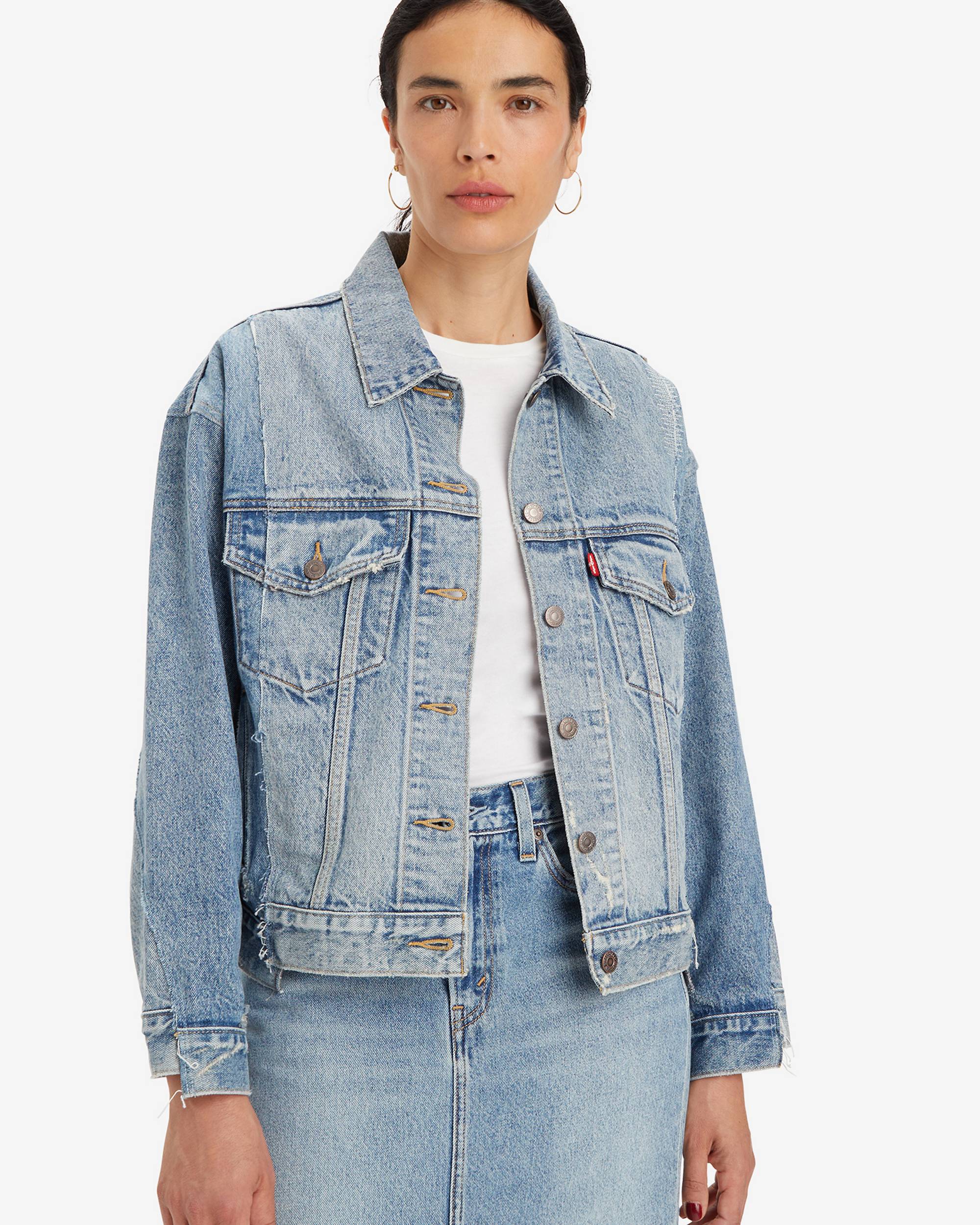 90s Repaired Trucker Jacket - Medium Wash | Levi's® US