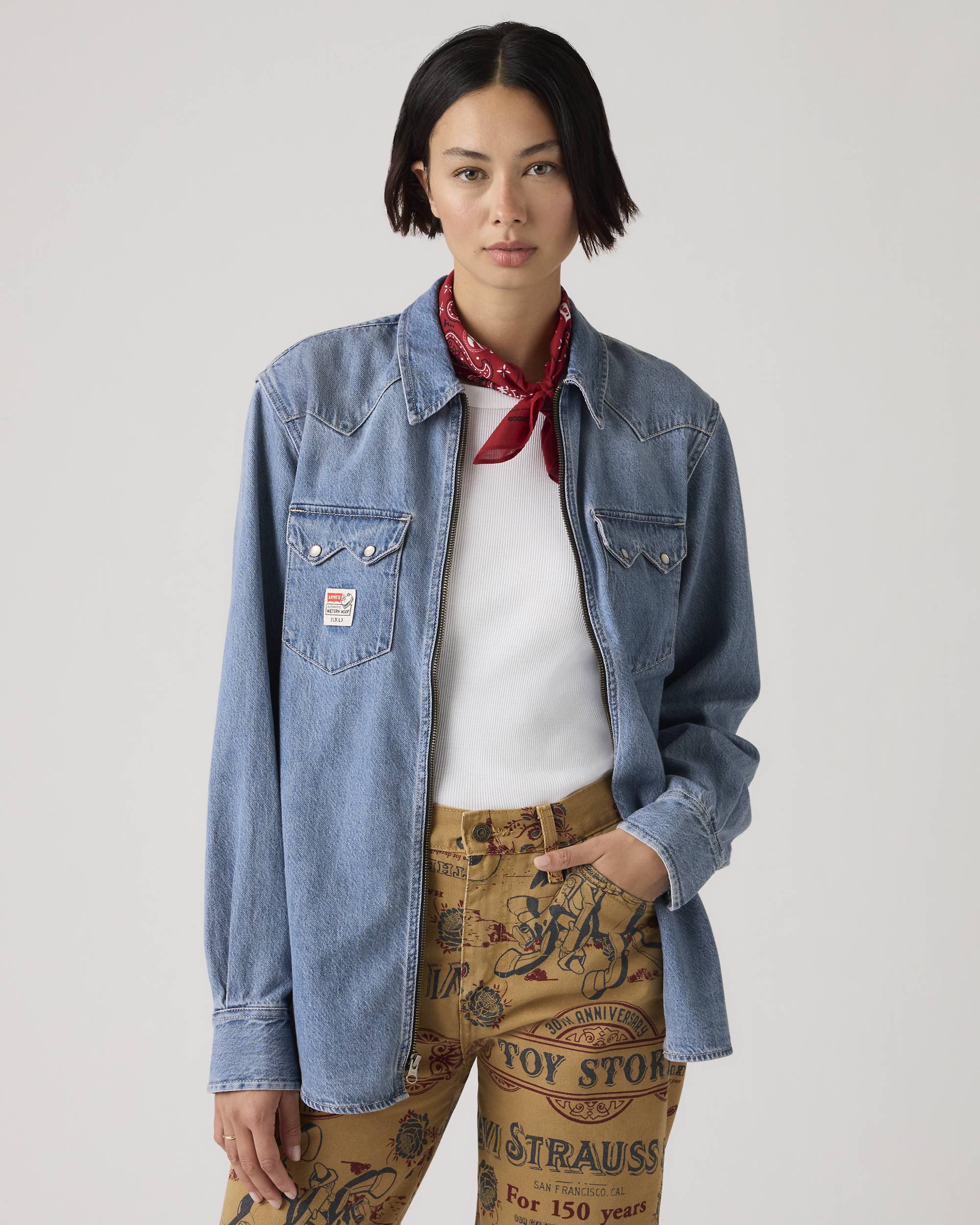 Levi's® X Toy Story Western Shacket - Light Wash | Levi's® US