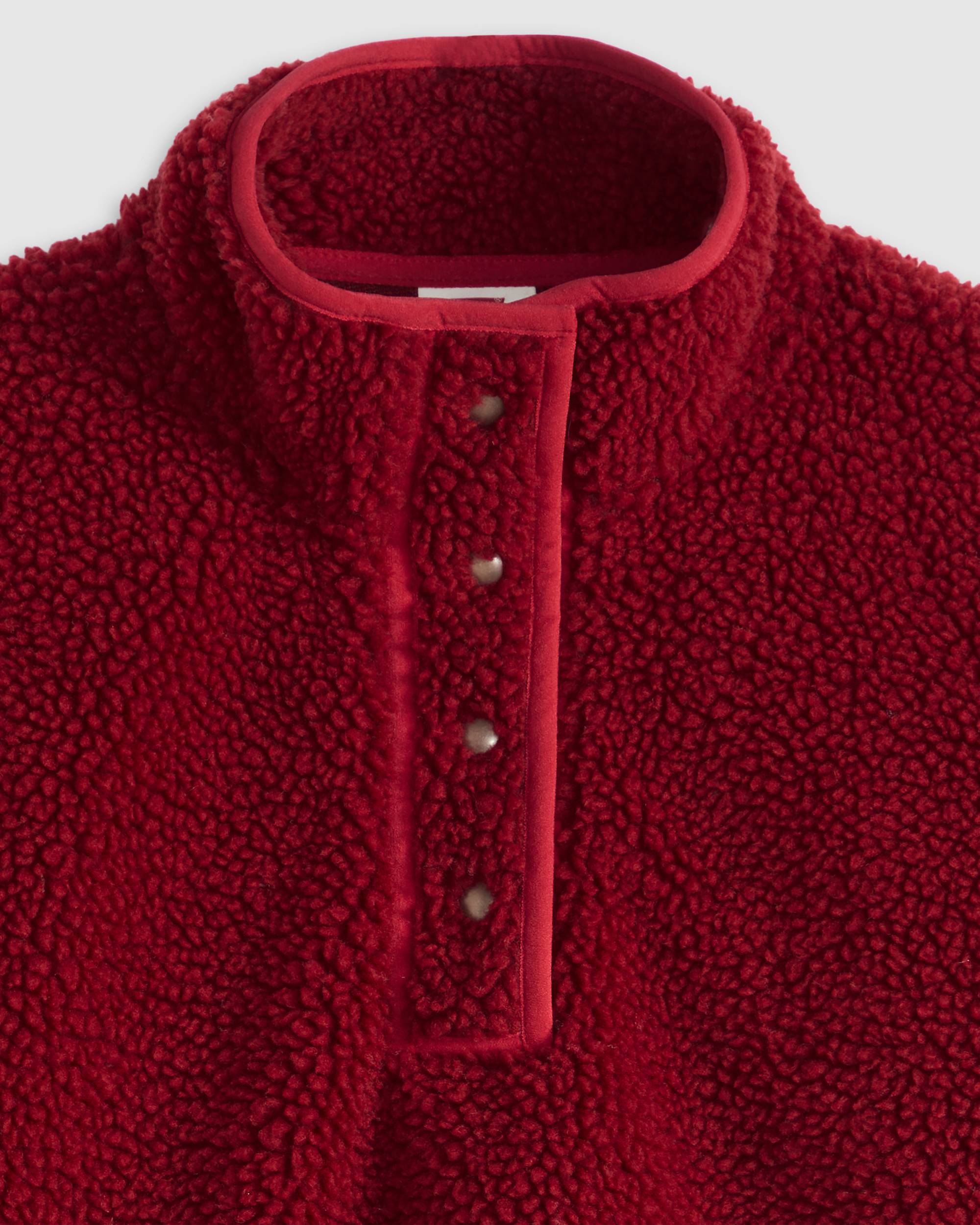 Kasey Sherpa Pullover - Red | Levi's® MC