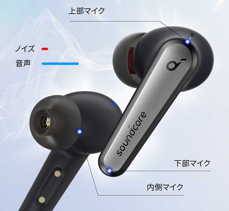 Soundcore Liberty Air 2 Pro | Anker独自技術ウルトラノイズキャンセ
