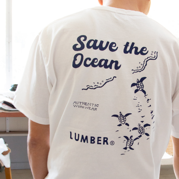 LUMBER / 【LUMBER】SAVE THE OCEAN T-shirt 251580