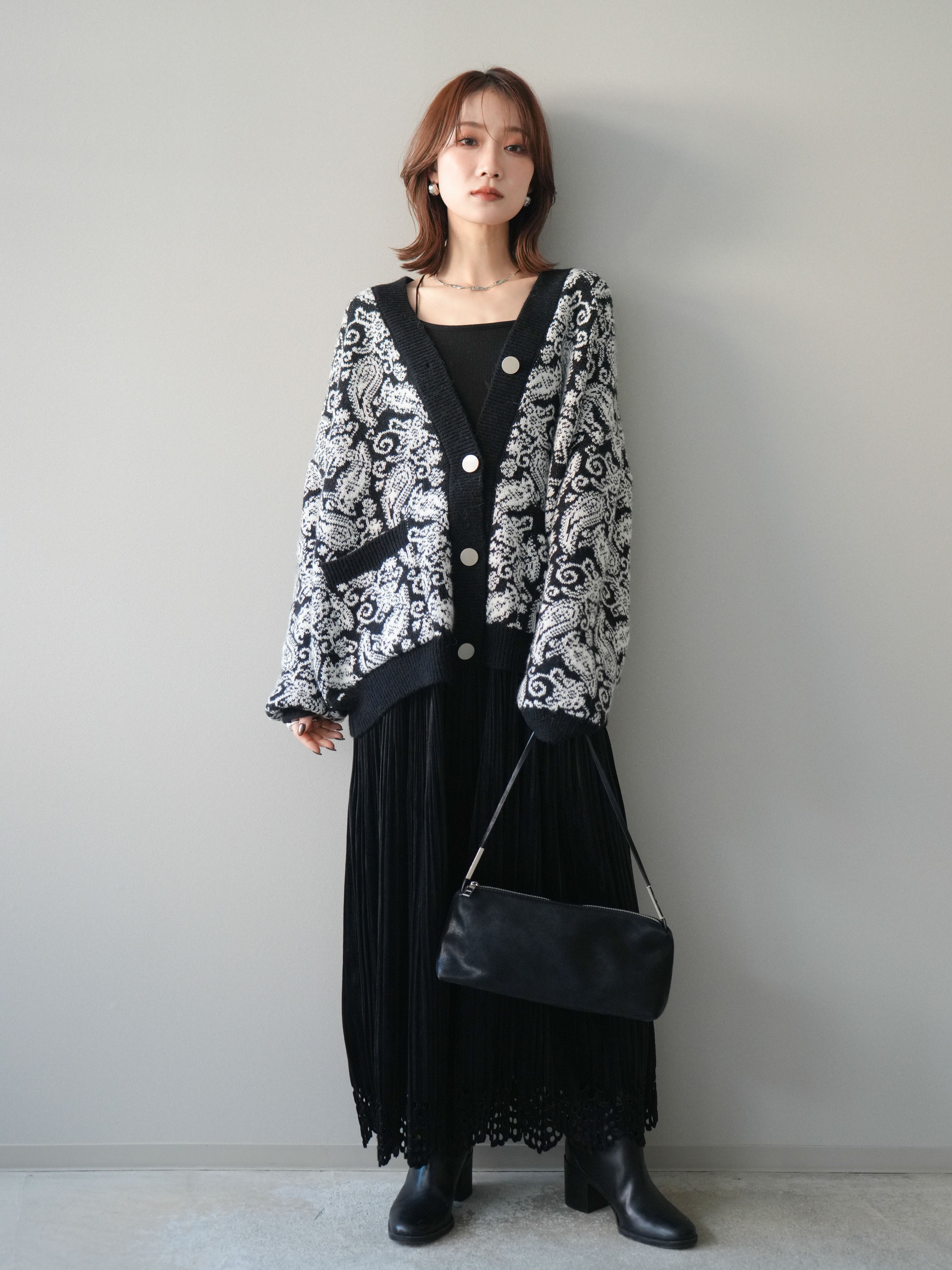 j*w様 HideandSeek ペイズリー柄カーディガン Mサイズ 2026年最新