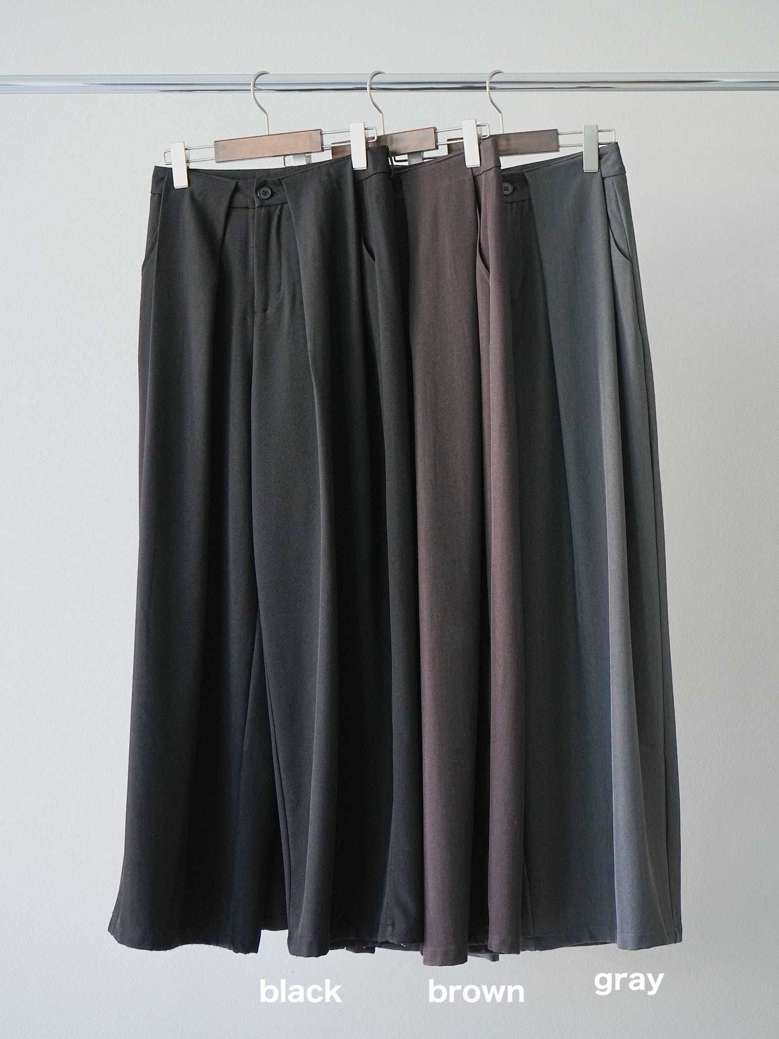 SET]異素材ミックスヤーンニットプルオーバー+ベルトループデザイン