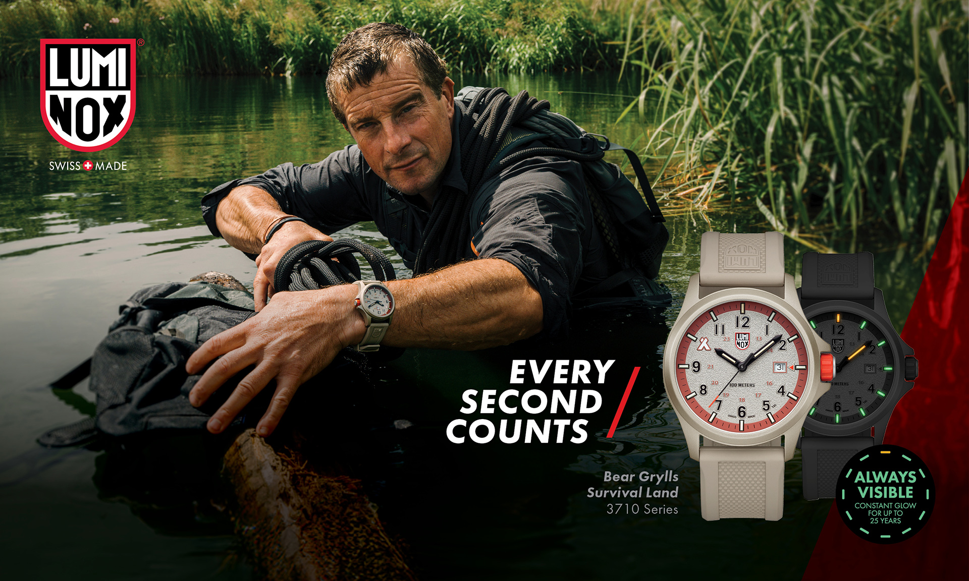 BEAR GRYLLS SURVIVAL LAND 3710 SERIES | Luminox ルミノックス公式サイト