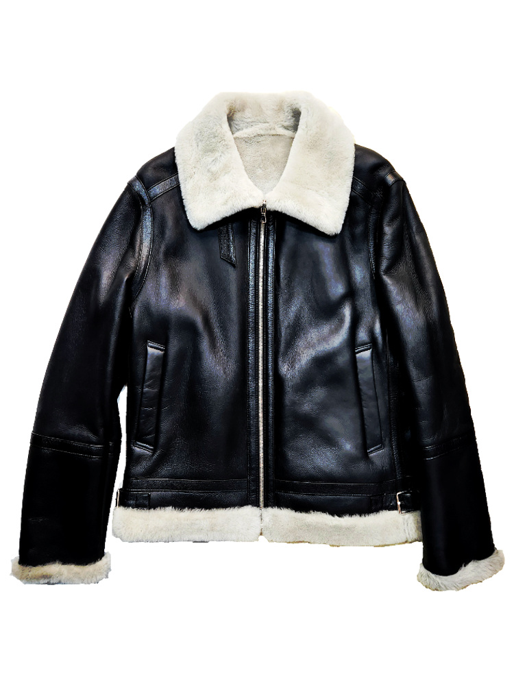 MAリアルムートンジャケット - ムートン・レザーコート革専門LUNA*K