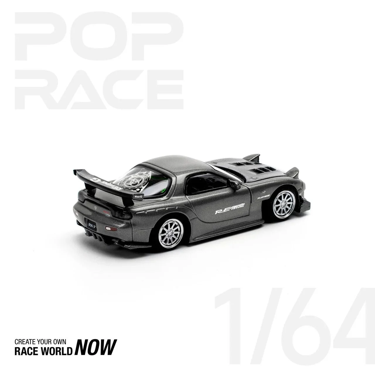 Pop Race Mazda RX-7 RE-Amemiya – 1:64 Ölçek Diecast Model Araba