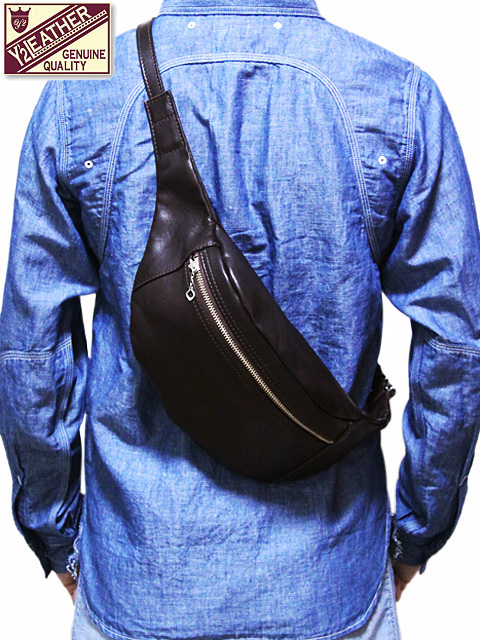 Y'2 LEATHER（ワイツーレザー） 】 ホースハイドショルダ－バッグ