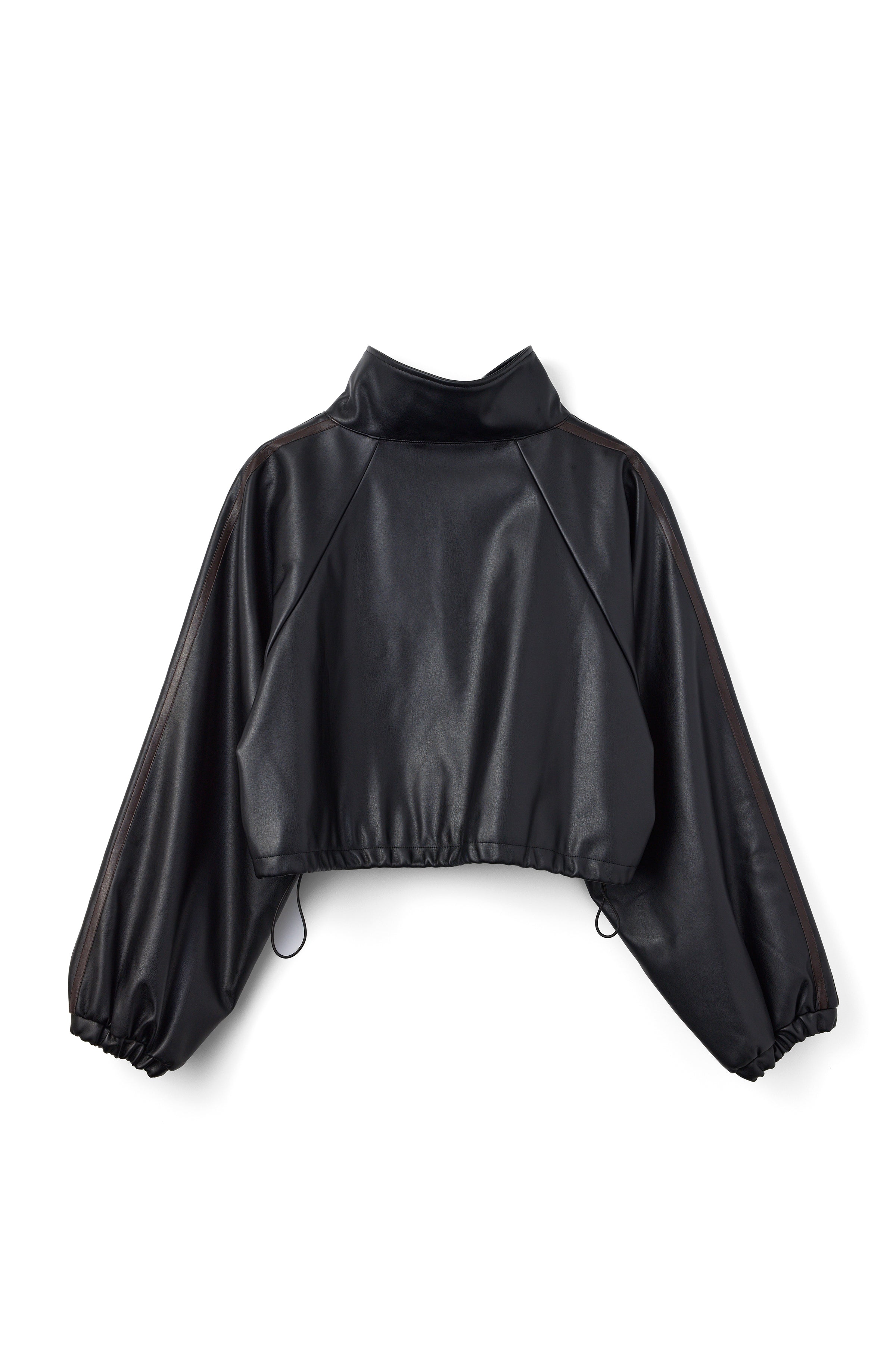 Eco Leather Short Blouson（BLACK） – Luamoda