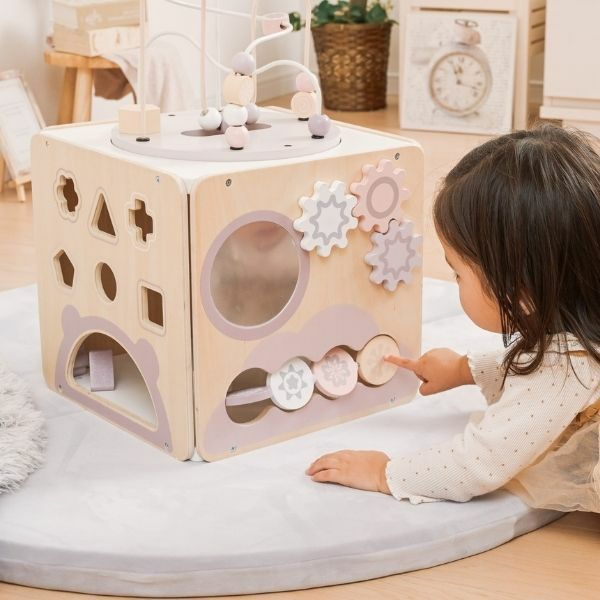 1歳2歳3歳ボックスおもちゃ【知育玩具】木製モンテッソーリ玩具【8種類