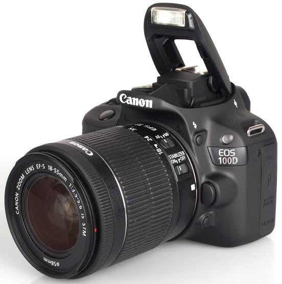 Canon EOS 100D Digital SLR Camera + 18-55mm lens (used) – Luck