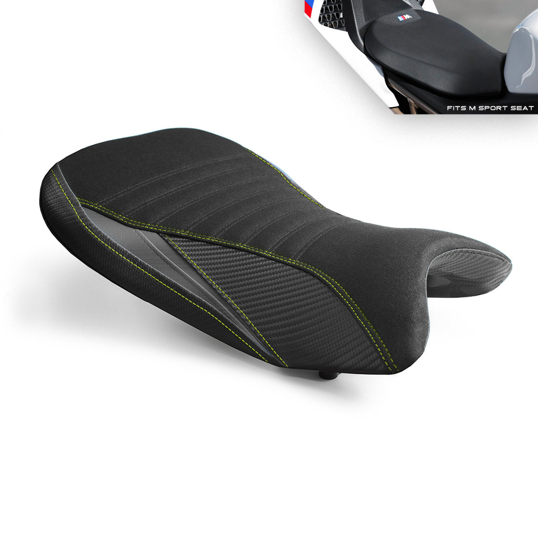 19-24 BMW S1000RR, 21-22 M1000RR Rider Seat Cover, M1000R 23-24