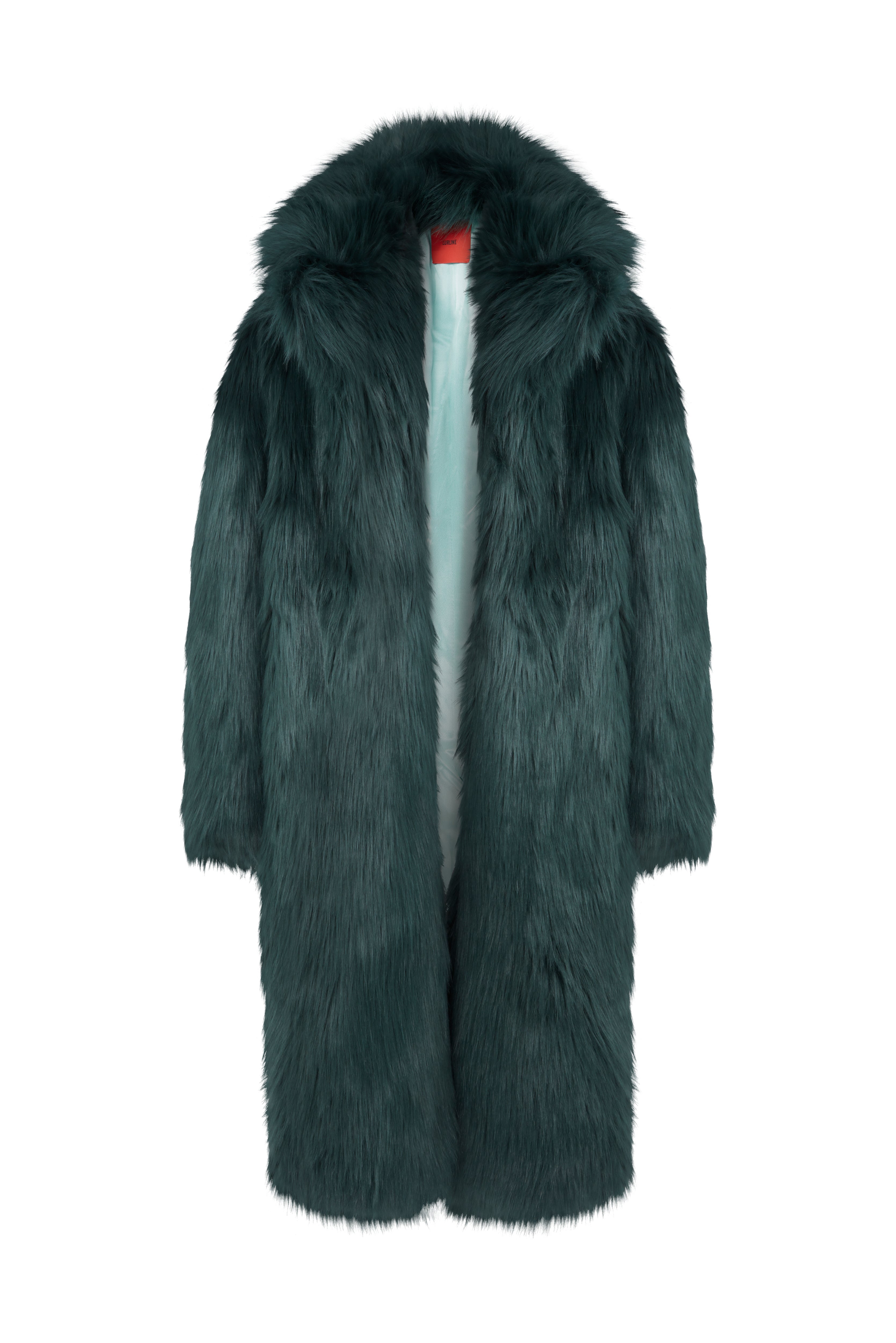 Green Faux Fur Coat - Lurline