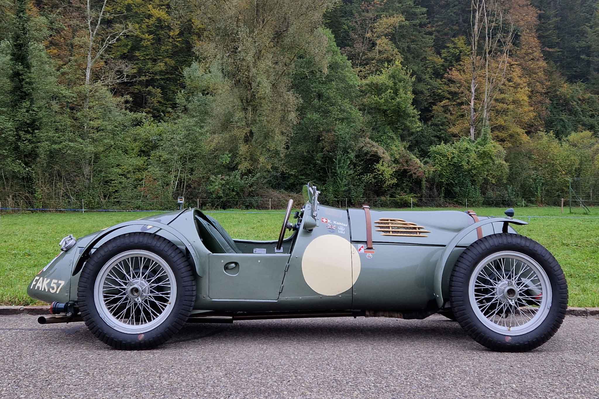 MG TC George Phillips Le Mans Special 04.11.1947 Grün 4'068 km