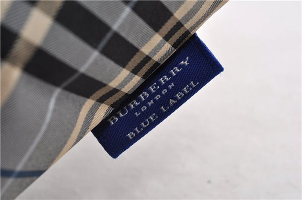 Authentic,BURBERRY BLUE LABEL,Nylon,Hand bag,Blue,8320F