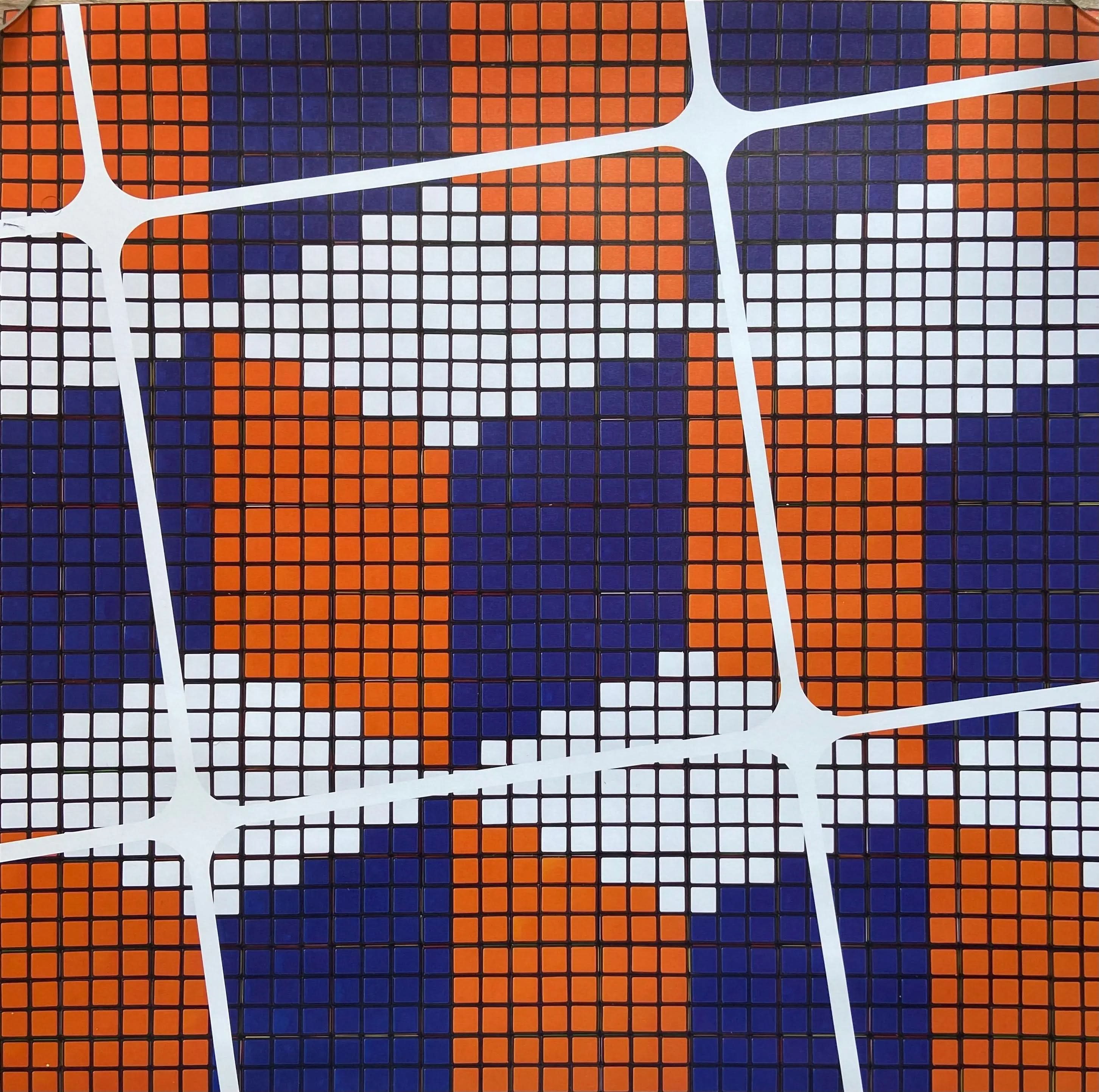 Invader – Rubikcubist 2 | Official Poster, Urban Contemporary Art