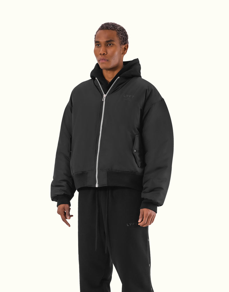 Oversize Puffer Jacket - Black – LÝFT